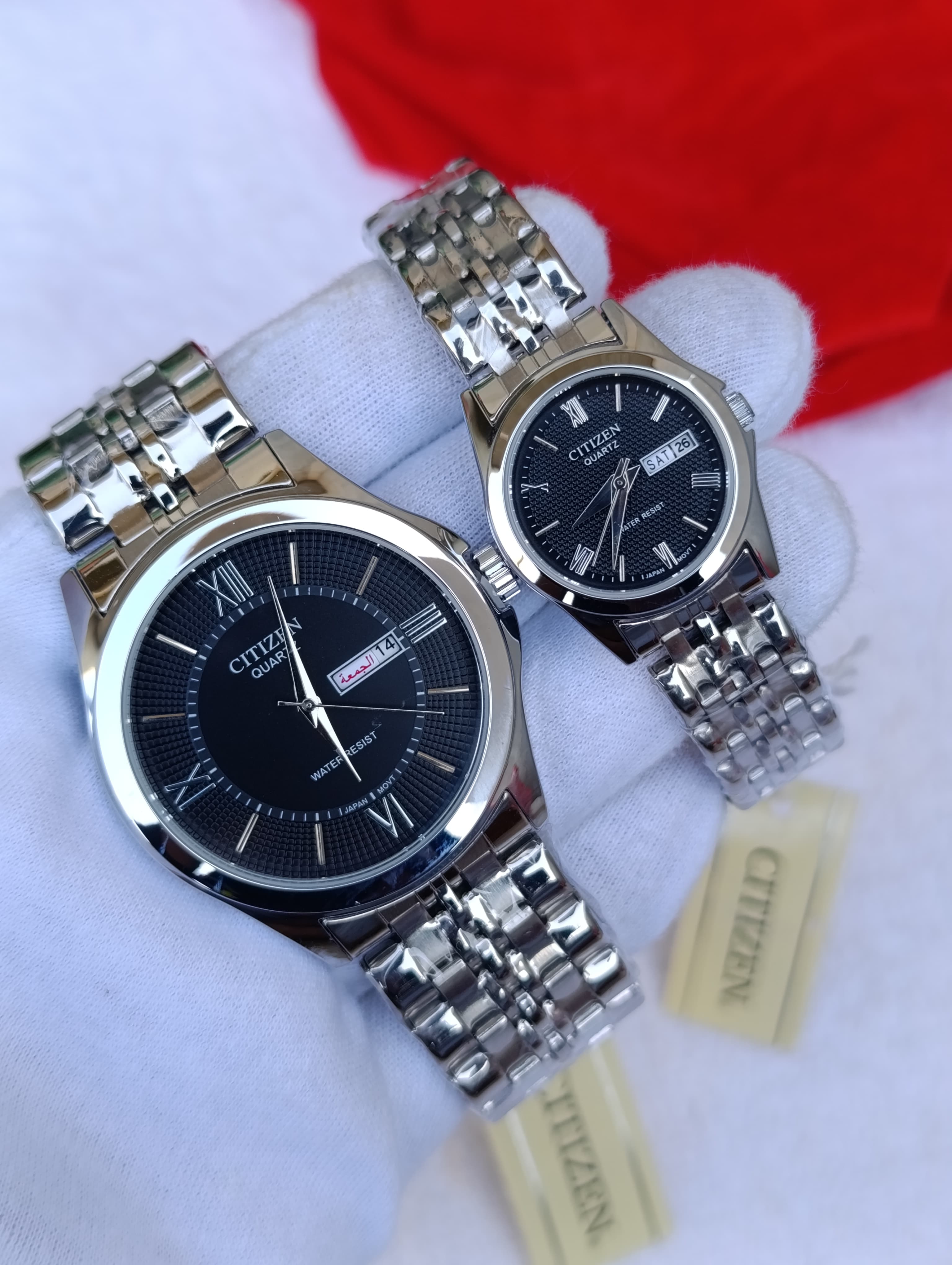 Citizen pair (Silver + Black)