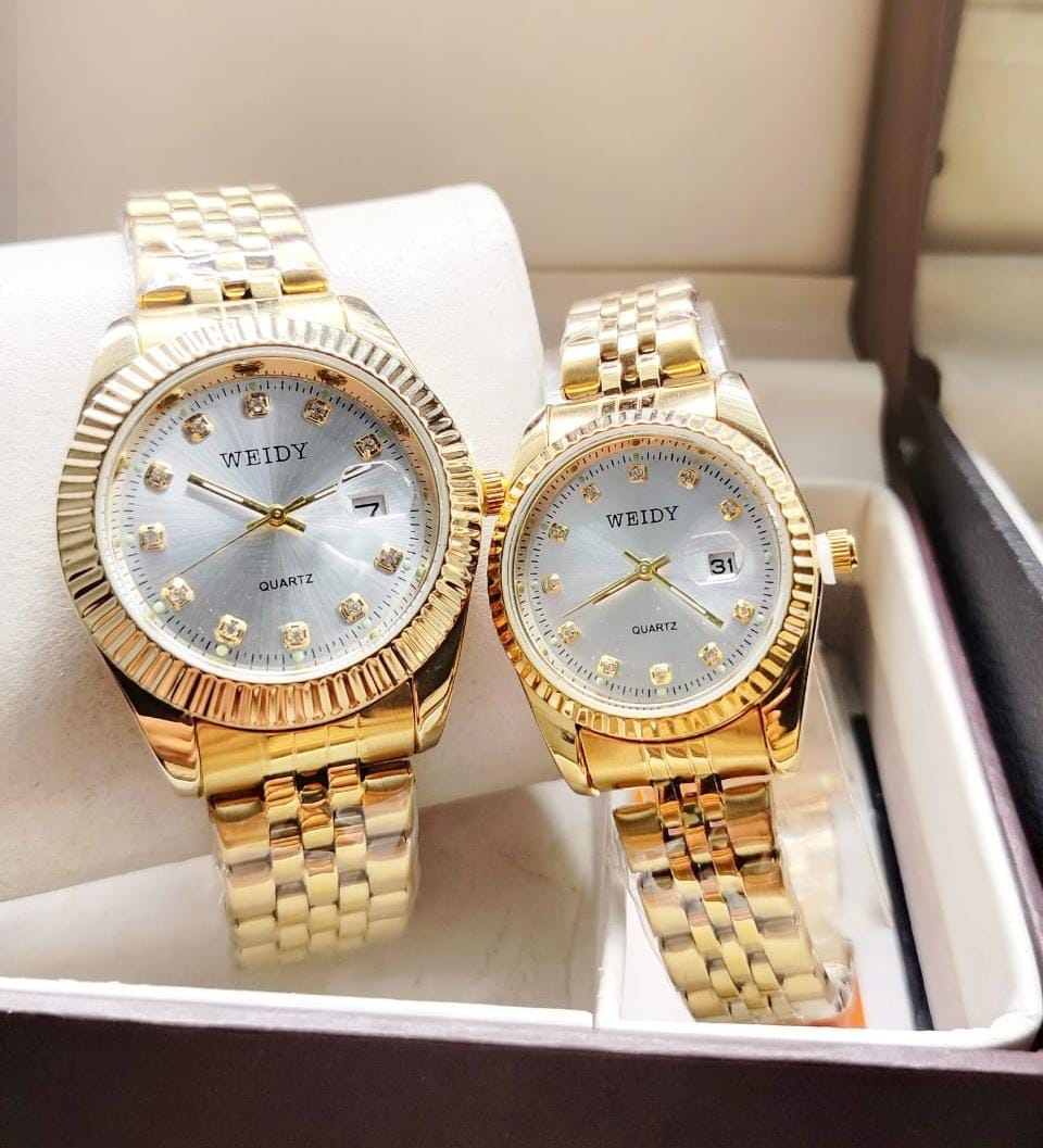 Weidy Couple Watch (Golden)